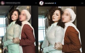 nora danish edit gambar perut