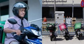 pakcik 70 tahun grab rider