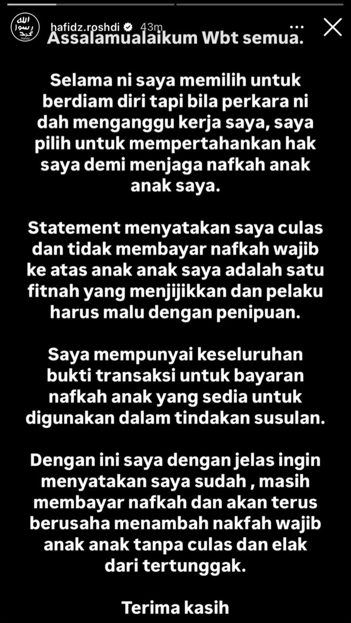 Instagram Hafidz Roshdi Beautifulnara Terkini Dan Sensasi Instagram Hafidz Roshdi Beautifulnara Terkini Dan Sensasi