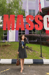 bella astillah pakai skirt dalam uitm