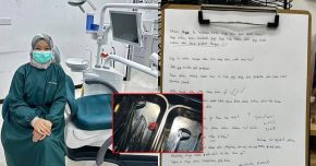 doktor gigi komunikasi dengan pesakit pekak bisu dengan kertas