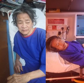 warga emas dibiar dan ditinggalkan di hospital