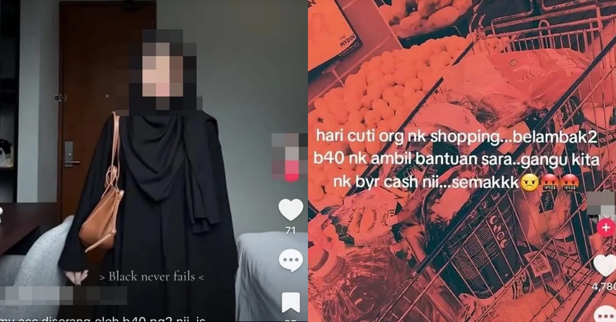 “Ganggu Kita Nak Bayar Cash, Semak!” – Individu Hina Golongan B40 Guna Akaun SARA Buat Pembayaran Di Pasar Raya