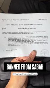 fahmi reza tak boleh masuk sabah