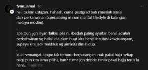 respon fynn jamal