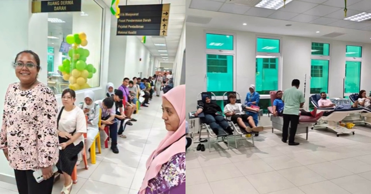 Tular Darah Diperlukan Untuk Pelajar UPSI Di Hospital Ipoh, Lebih 200 Individu Tak Kira Bangsa & Agama Hadir Derma Darah