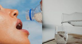 Cuaca panas kena minum banyak air