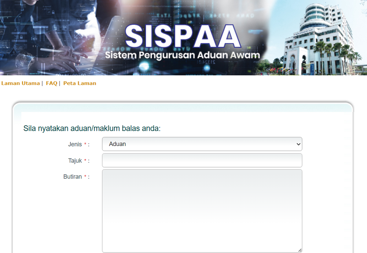 ibu bapa buat aduan SiSPAA