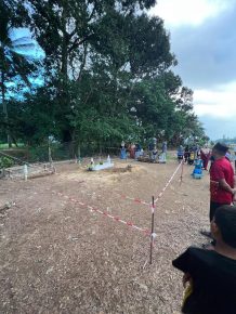 Kubur Shahira dipasang tali