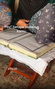 pelawat cium al quran nurly shahirah