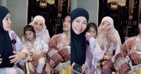 bonda rozita terkejut aliff syukri kentut