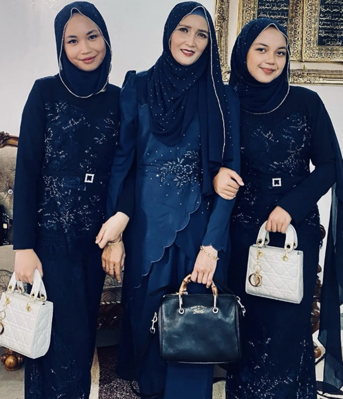 isteri dan anak-anak achik spin