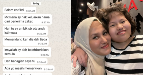 Misteri Terjawab! Ainina Ahmad B Mengaku Minta Nama Dikeluarkan Dari Senarai Penerima Zakat Lepas Anak Istimewa Meninggal Dunia - "Ramai Lagi Yang Lebih Memerlukan.."