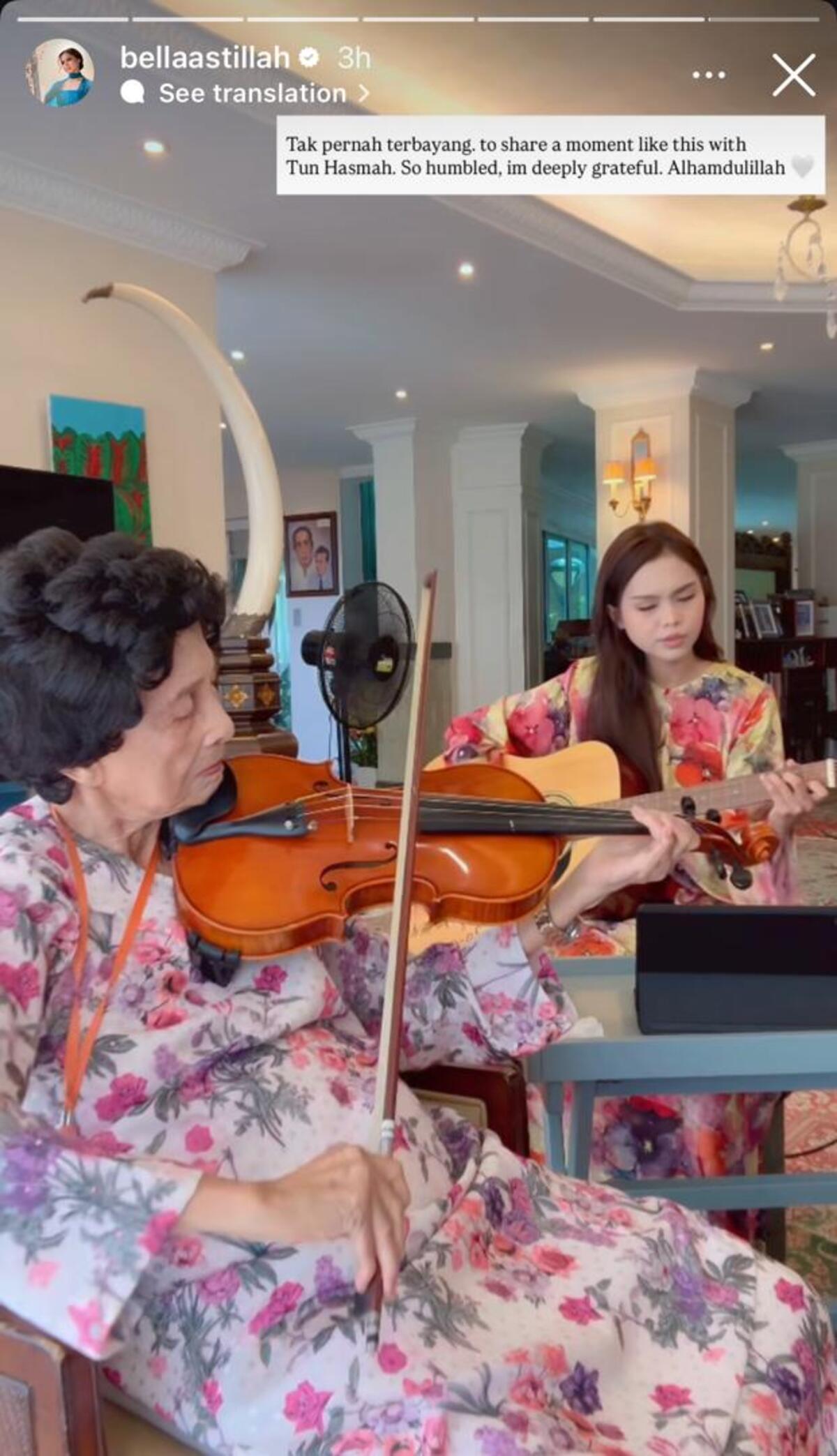 bella astillah tun hasmah