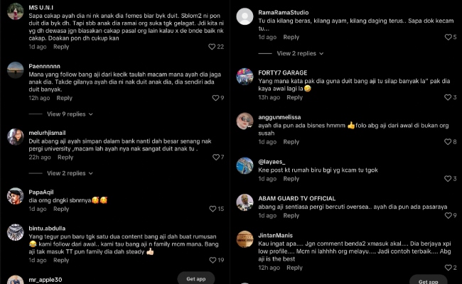 netizen backup bapa bang aji