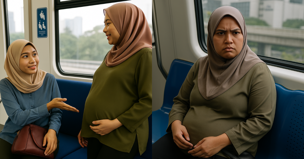 Niat Baik Disalah Erti, Penumpang Serik Tawar Tempat Duduk Pada Wanita Berisi – “Kalau Pregnant, Tolong Inform Kalau Nak Duduk
