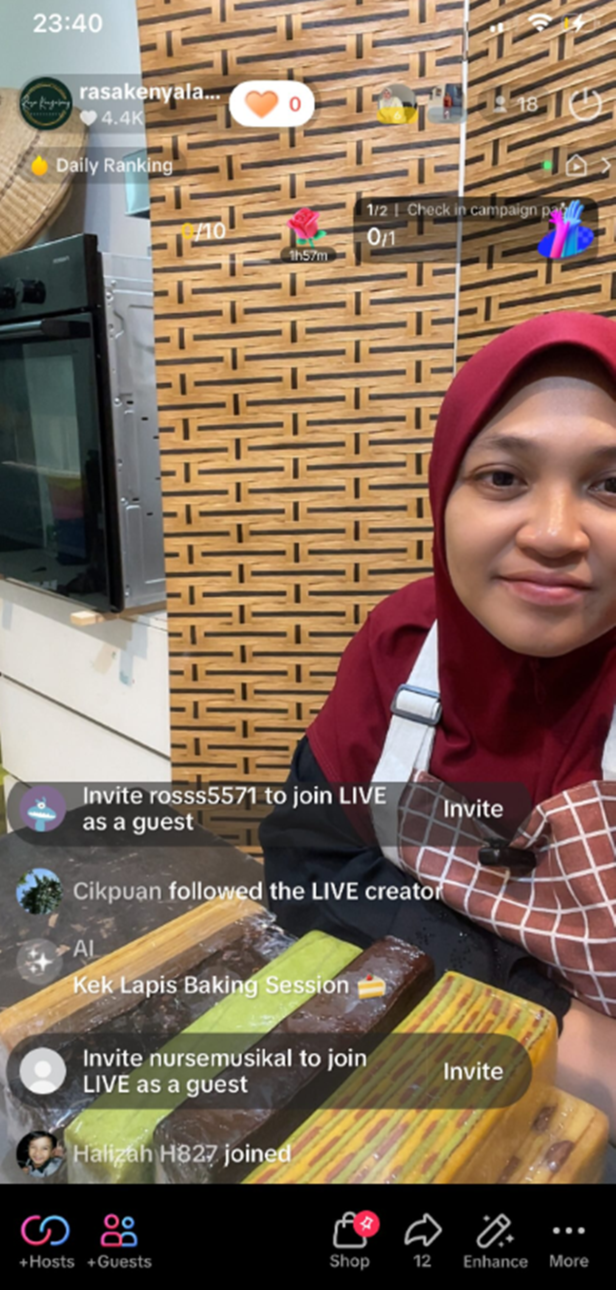 Ingatkan ‘Scammer’, Peniaga Kek Lapis Terkejut Zizan Razak DM Nak Borong Banyak & Sedekah Ke Masjid