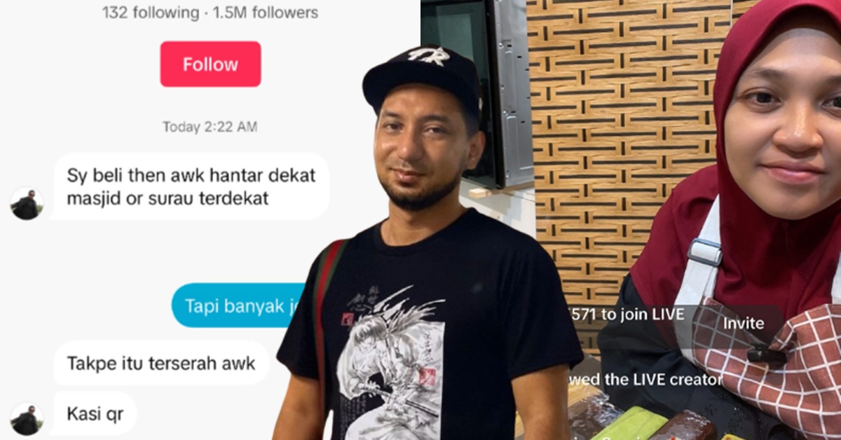 Ingatkan ‘Scammer’, Peniaga Kek Lapis Terkejut Zizan Razak DM Nak Borong Banyak & Sedekah Ke Masjid