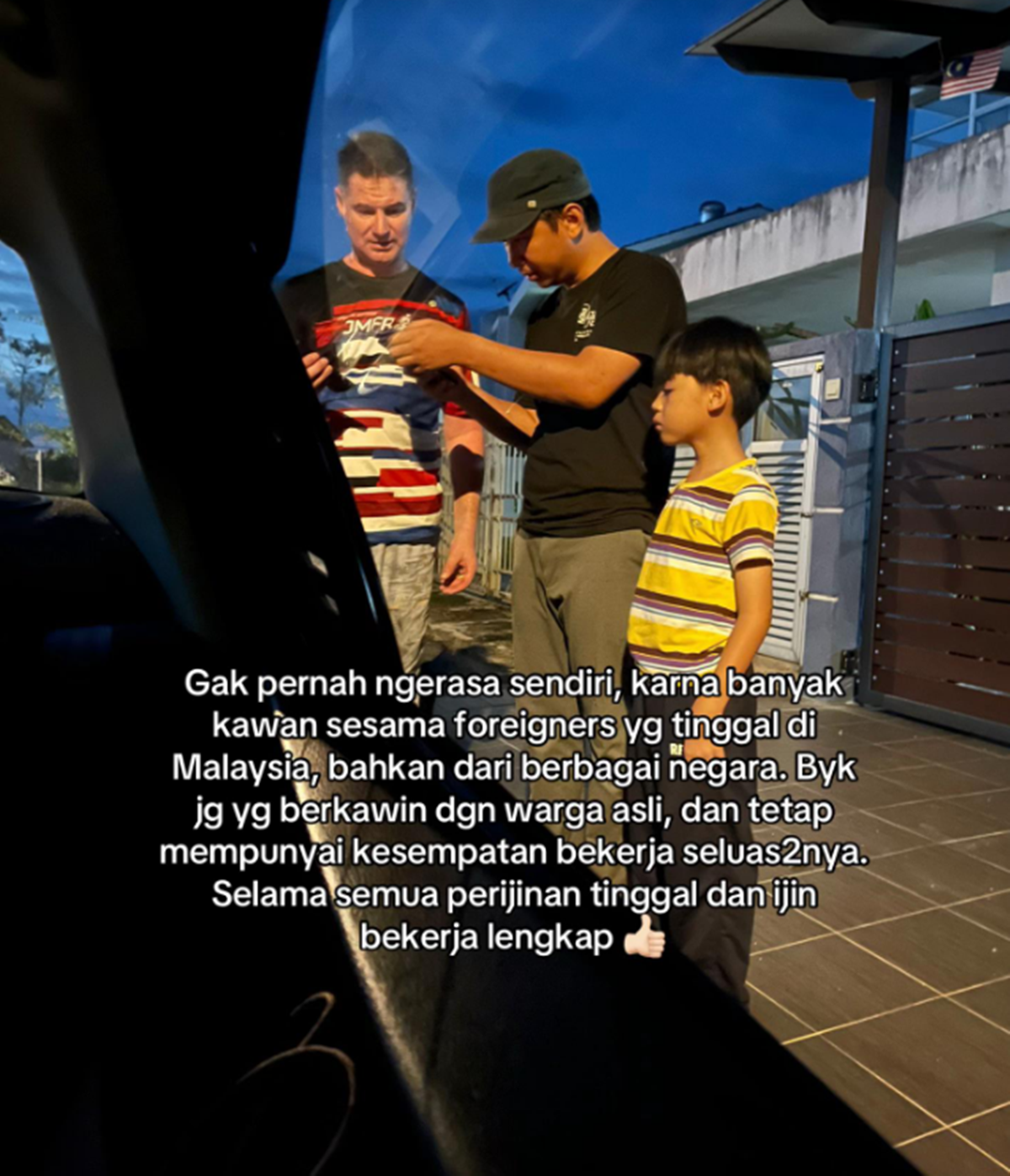 warga indo gembira tinggal di malaysia