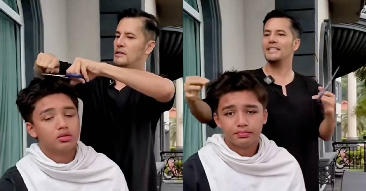 “Ada Bapak Kaya Pun B*doh..” – Aliff Syukri Dikecam Teruk Gara-Gara Paksa Ammar Potong Rambut