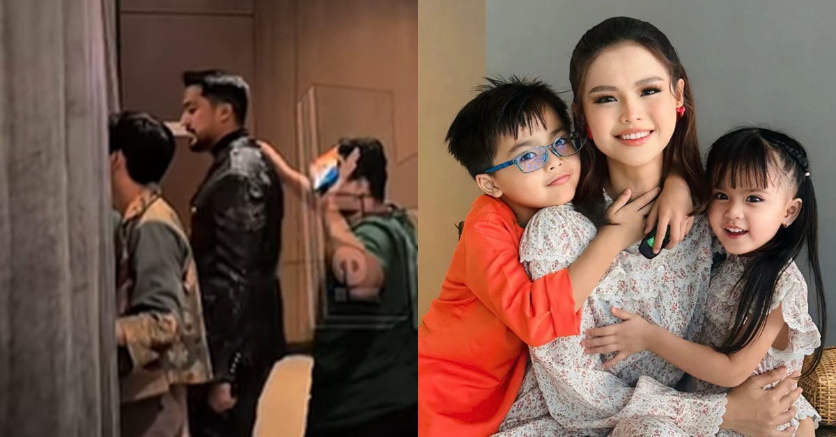 Aliff Aziz Lari Daripada Media, Enggan Ulas Dakwaan Mahu Rampas Hak Penjagaan Anak Daripada Bella Astillah