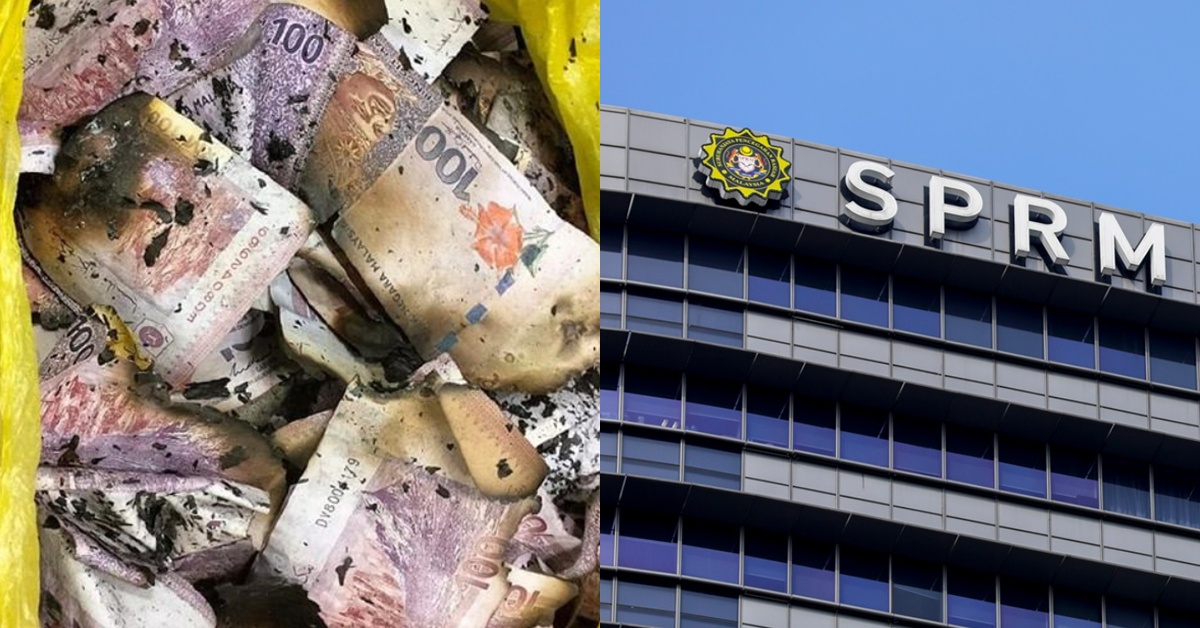 Cuak SPRM Serbu Rumah, Suspek Rasuah Bakar Wang Tunai RM1 Juta Dalam Tandas Untuk Hapus Bukti
