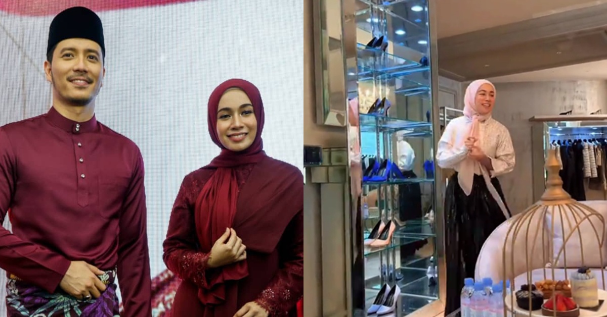 (VIDEO) Amira Othman Tempah Baju Di Butik Rizman Ruzaini, Netizen Pula Teruja? – “Fitting Baju Pengantin Ke”