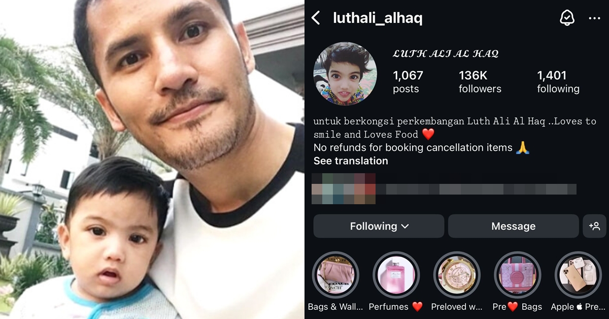 Keadaan Bekas Anak Angkat Aliff Syukri Jadi Tanda Tanya, Netizen Dakwa Ibu Kandung Scammer?