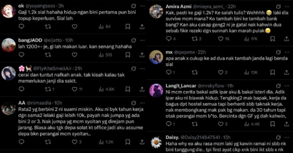 netizen kecam suami nikah dua
