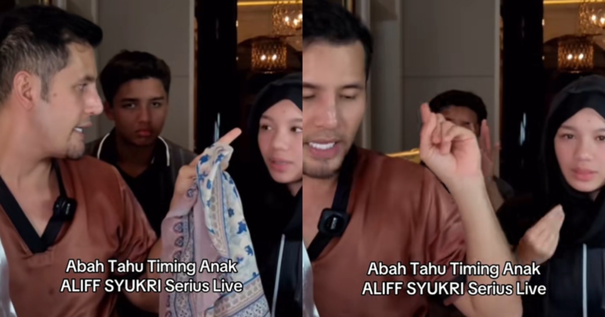 “Sebelum Aku Maki Hamun, Pergi! Kalau Tak Ikhlas Tak Payah!” – Aliff Syukri Marah Anak Mengadu Letih Buat ‘Live’, Cetus Pelbagai Pendapat