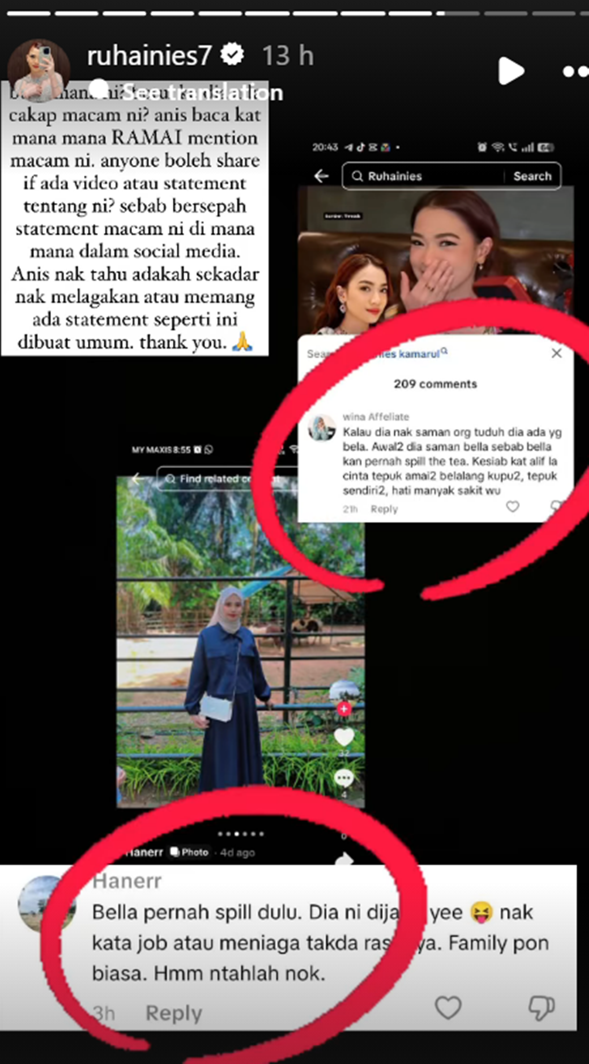 ‘Bella’ Didakwa Yang Mula Jaja Cerita ‘Sugar Daddy’? Ruhainies Mohon Tunjuk Bukti – “Bersepah Statement Ni, Ramai Mention..”