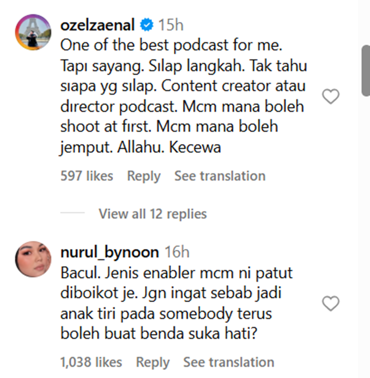 komen netizen
