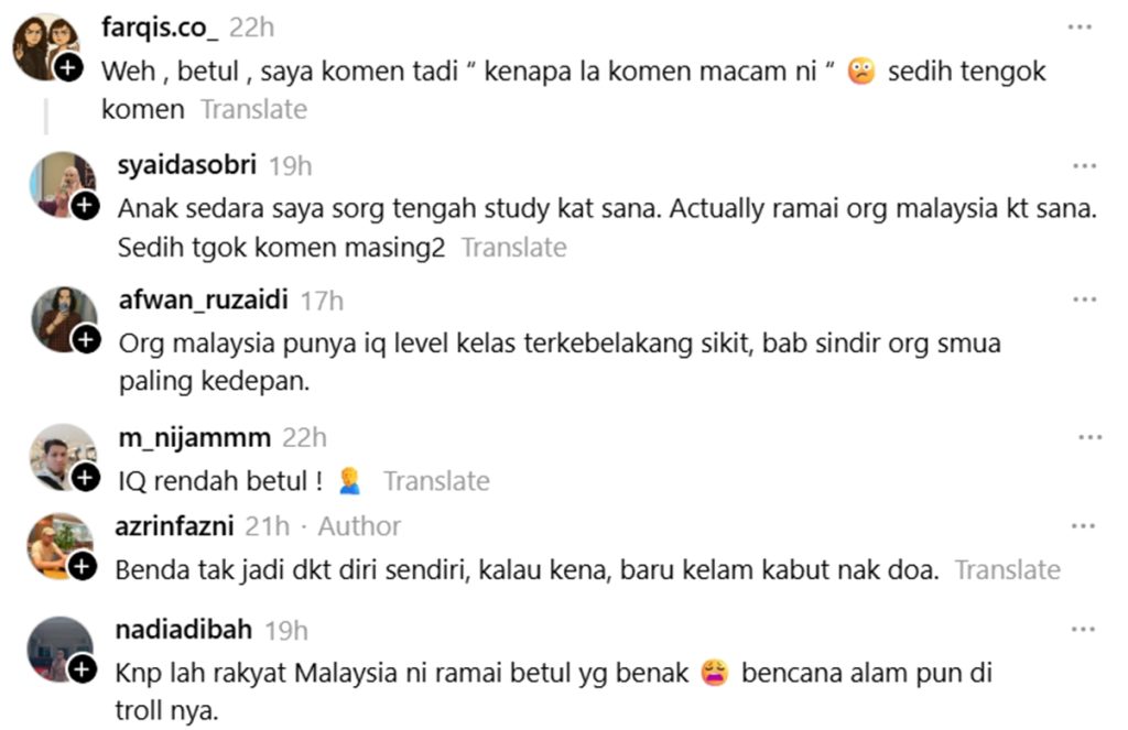 netizen melawak tsunami