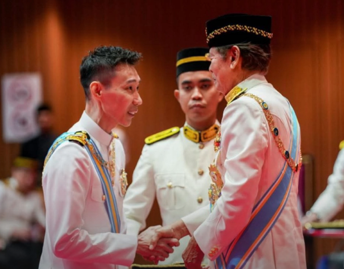lee chong wei gelaran datuk seri