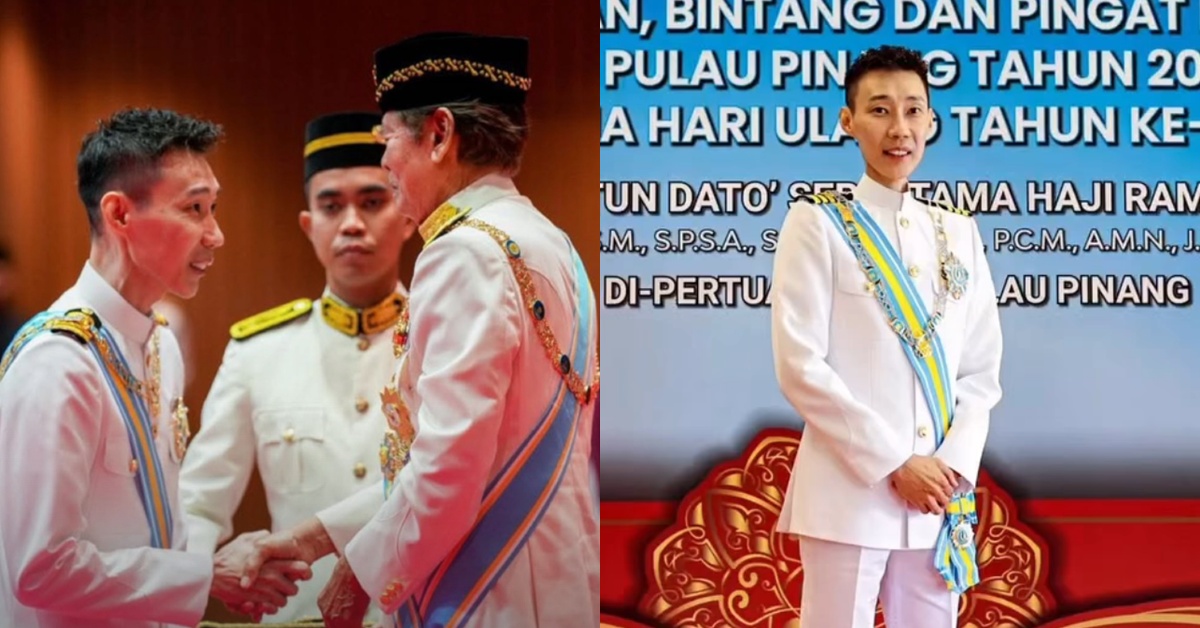 Kurnia Darjah Gemilang Pangkuan Negeri, Lee Chong Wei Kini Bawa Gelaran ‘Datuk Seri’