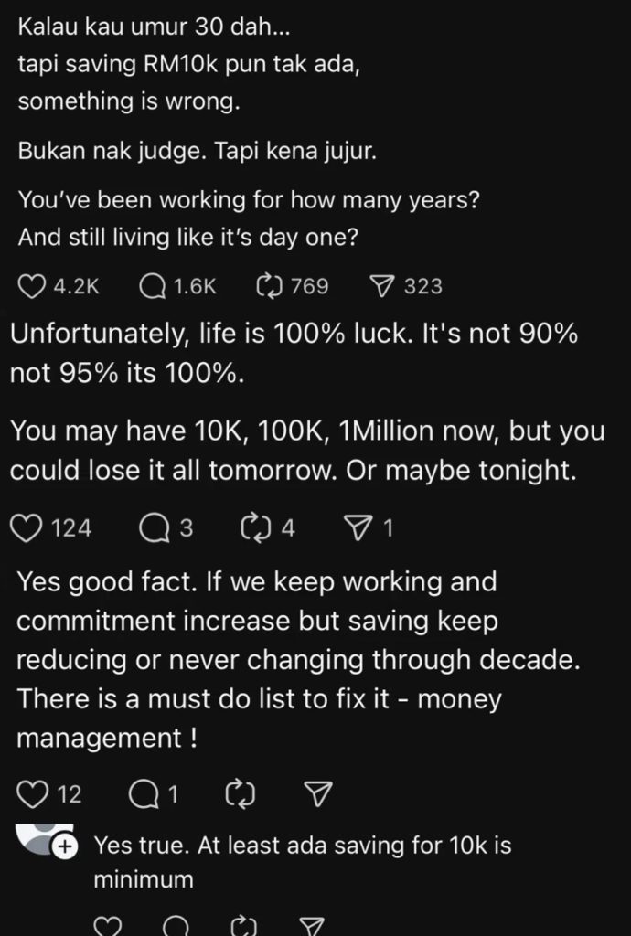 anak muda simpan duit