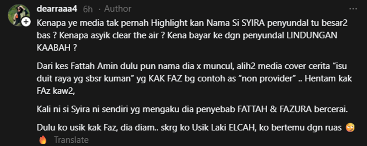 fattah amin curang