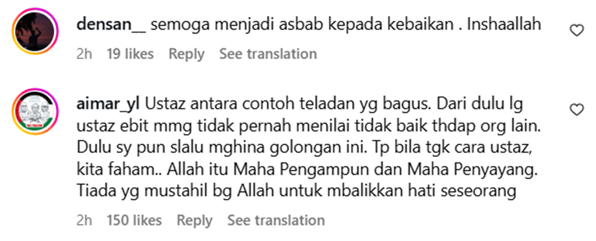 komen netizen - Ebit Lew Sajat