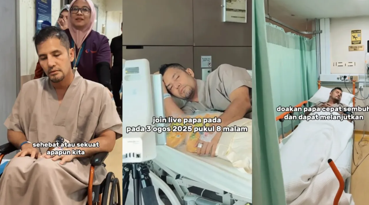 Aliff Syukri masuk hospital