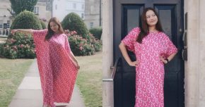 Kasih iris leona lancar jenama baju kelawar 'mekna', laku keras