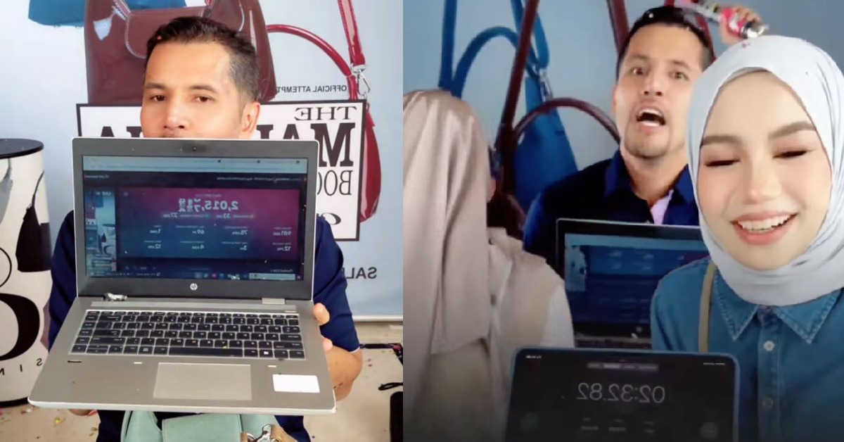 Aliff Syukri Cipta Malaysia Book Of Records, Jual Beg Cecah RM2 Juta Tak Sampai 3 Minit – “Khairul Aming Pun Kalah!”