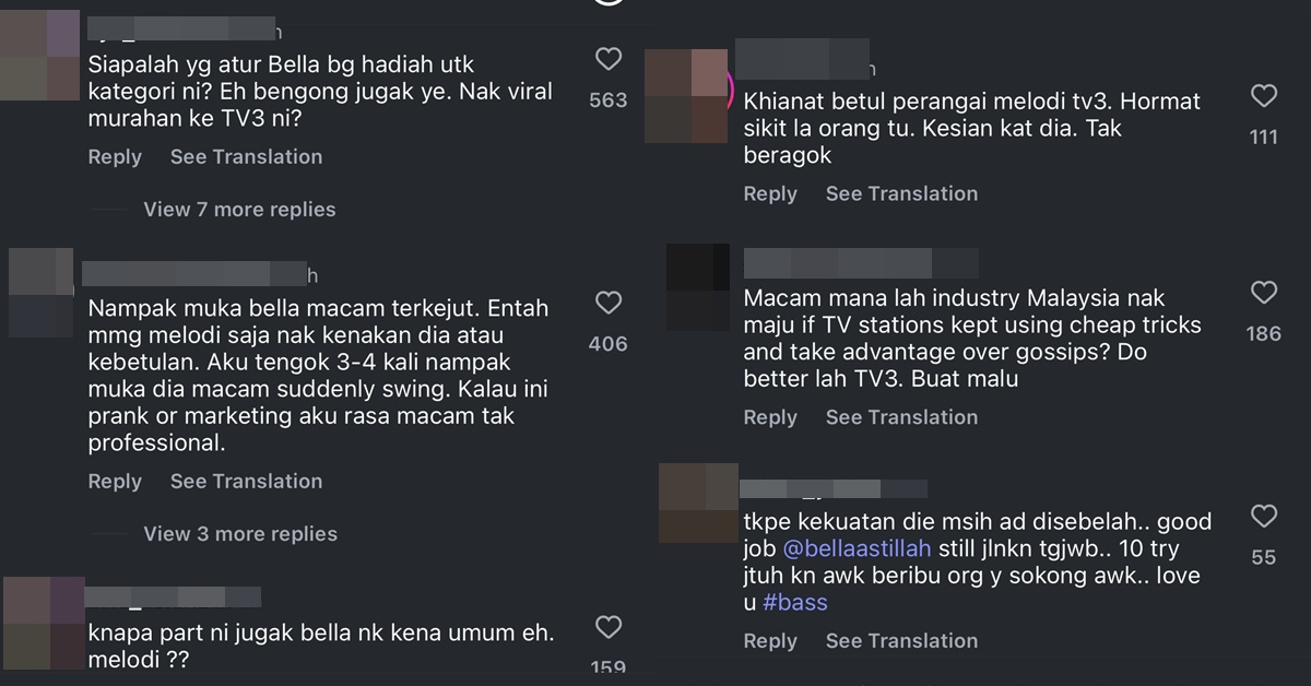 “Siapa Atur Bagi Hadiah Kategori Ni Memang Jahat..” – Stesen TV Didakwa Tak Jaga Air Muka, Peminat Kesian Dekat Bella Astillah