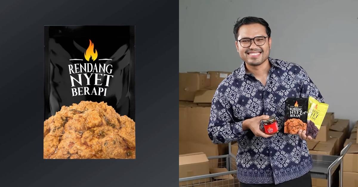 Tahniah! Khairul Aming Lancar Produk Ketiga Iaitu ‘Rendang Nyet Berapi’, Siap Sedia ‘Battle’ 8.8 Nanti