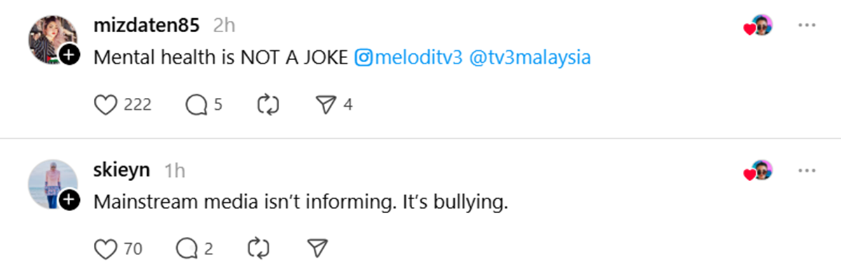 komen netizen - Melodi