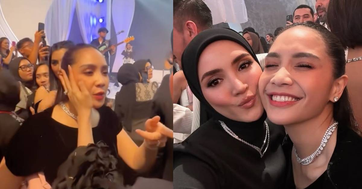 “Acah-Acah ‘Lovely’ La Tu” – Netizen Tak Senang Lihat Tabiat Fazura Suka Sentuh Muka, Tudung Orang Di ‘Event’?