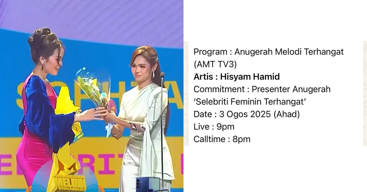 “Patutnya Hisyam Hamid..” – Melodi Kantoi Tukar Penyampai Anugerah Saat Akhir, Bella Jadi Mangsa?