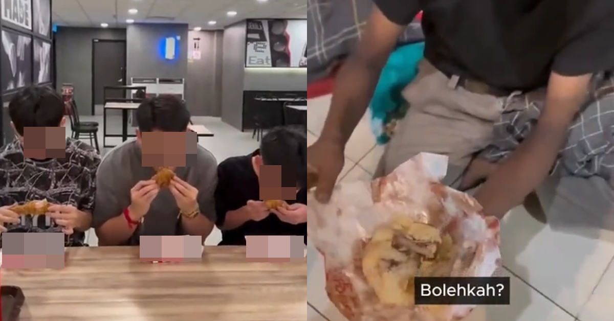 3 Remaja Bagi Gelandangan Makan Tulang Sekadar ‘Social Experiment’, Minta Beri Peluang Lakukan Kebaikan – “Kami Mohon Maaf..”
