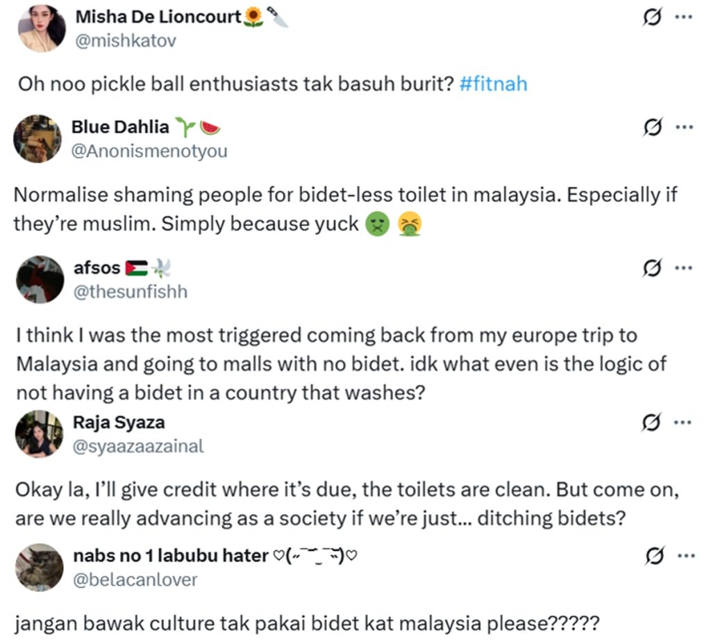 pickleball tak ada bidet