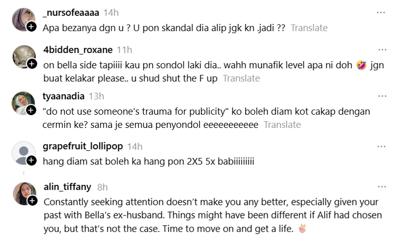 netizen kecam sarah yasmin