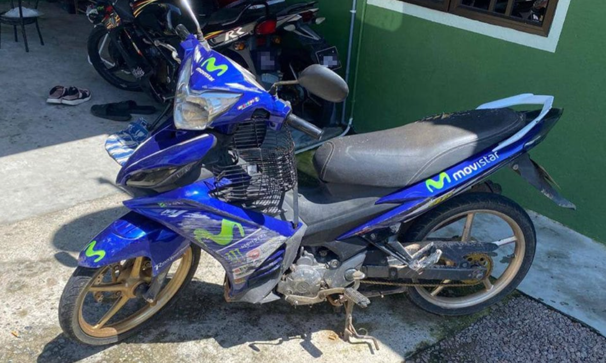 motosikal murid tahun enam kemalangan